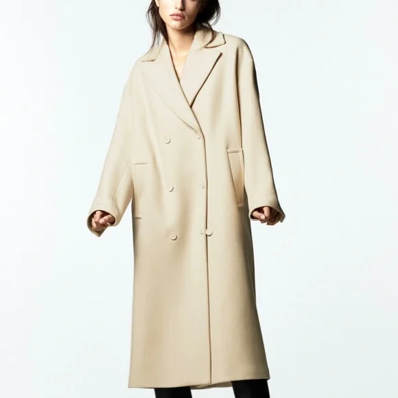 Zara Jackets Coats Zara Wool Blend Coat Limited Edition